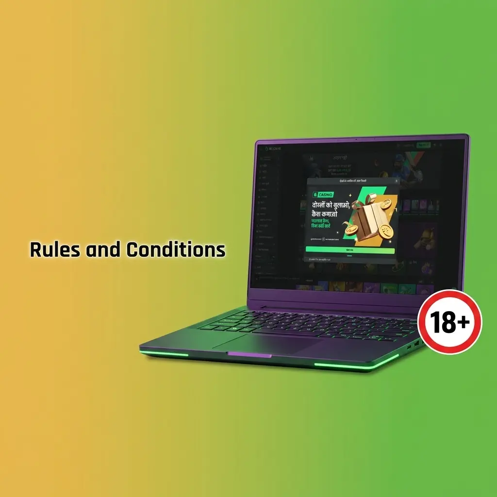 BC Game India rules and conditions including 18+ age limit, single account policy, KYC verification, and fair play.