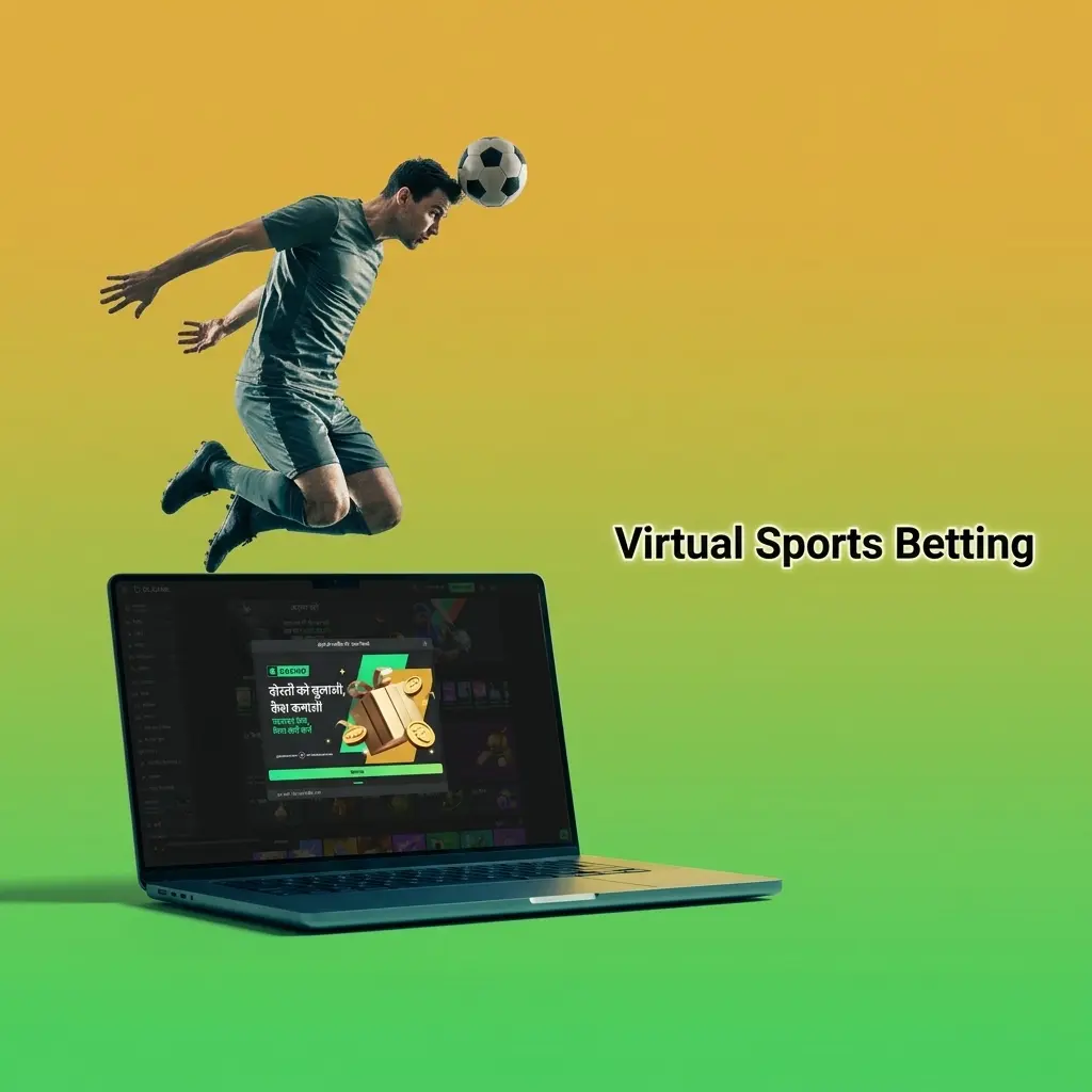 24/7 virtual sports betting on BC Game India, featuring simulated football, tennis, and horse racing matches.